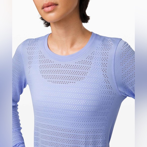 Lululemon “Breeze By” Long Sleeve Top in Lavender Dusk - Picture 2 of 13